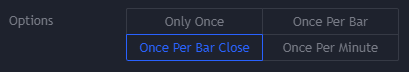 Notification options